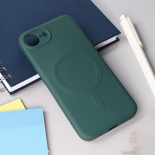 Maska za iPhone 16e Nanobit Giulietta Mag Case zelena - 616863