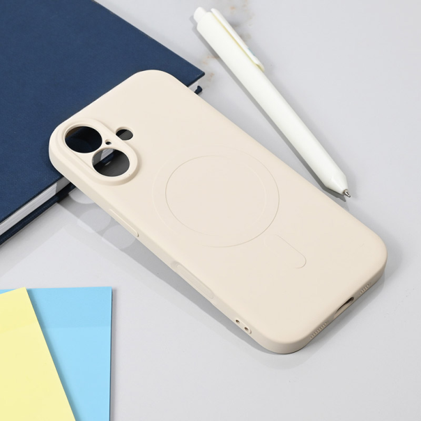 Maska za iPhone 17 krem Nanobit Giulietta Mag Case - 620042