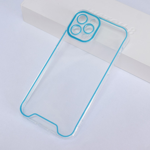 Maska za iPhone 12 Pro Neon Shine plava - 604887