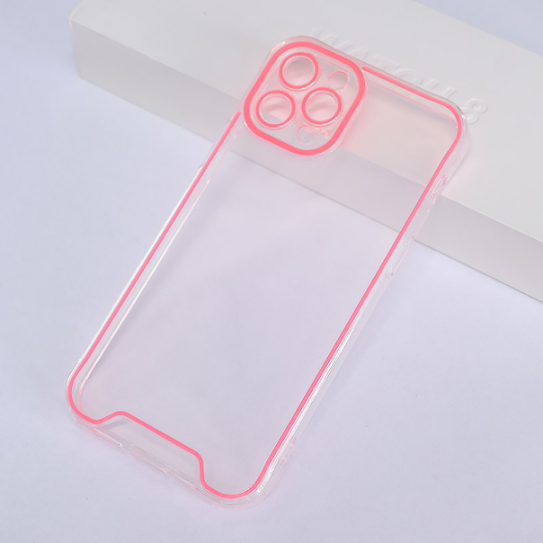 Maska za iPhone 12 Pro Neon Shine roze - 604886