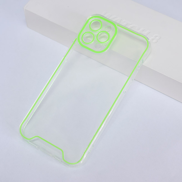 Maska za iPhone 12 Pro Neon Shine zelena - 604885