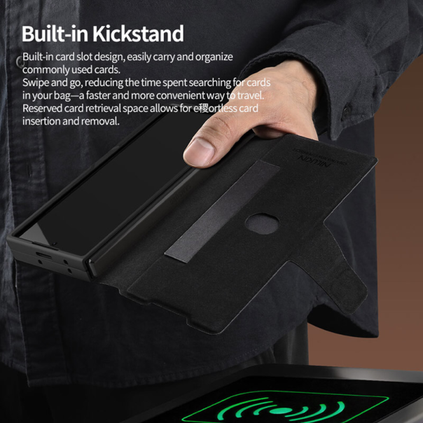 Maska za Samsung F966B Galaxy Z Fold 7 crna Nillkin Aoge - 620255