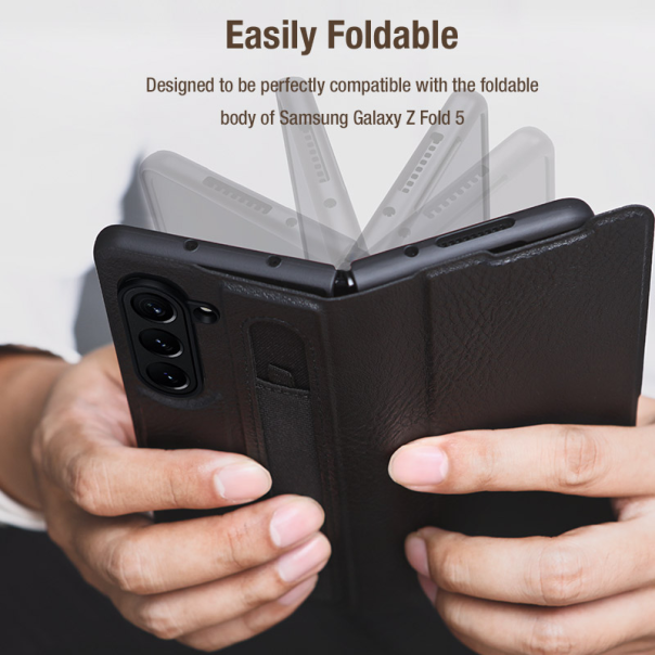 Maska za Samsung Z Fold 5 5G/ F946B Nillkin Aoge crna - 603641