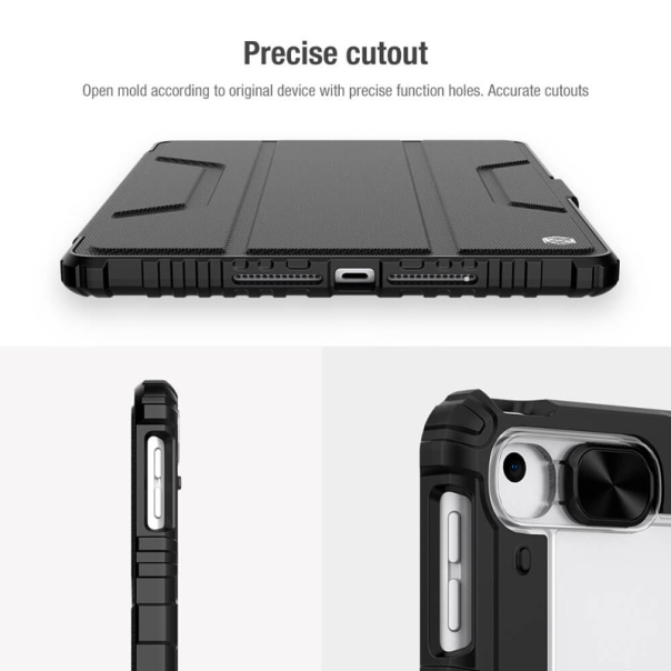 Maska za Apple Ipad 102 8 Gen 2019/2020/2021 Nillkin Bumper Leather Pro crna - 607263