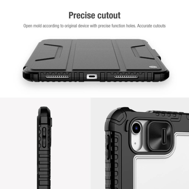 Maska za Apple Ipad 109 2022 Nillkin Bumper Leather Pro crna - 607264