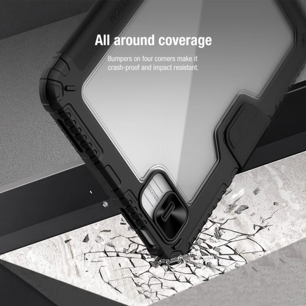 Maska za Apple Ipad 109 2022 Nillkin Bumper Leather Pro crna - 607264