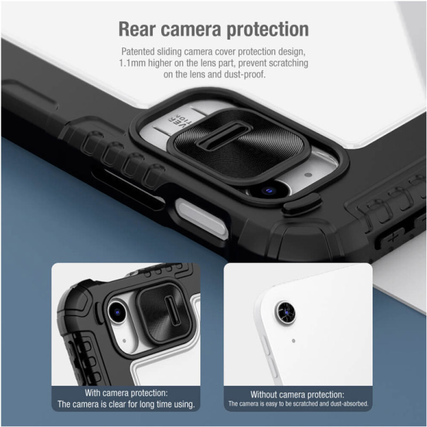 Maska za Apple Ipad 109 2022 Nillkin Bumper Leather Pro crna - 607264