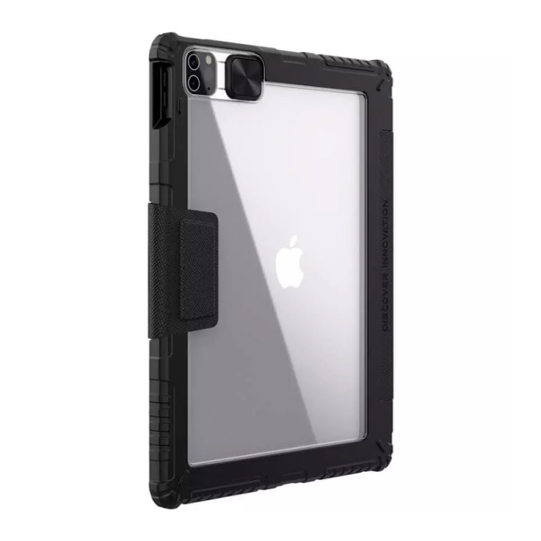 Maska za Apple Ipad Pro 129 2020/ 2021/ 2022 Nillkin Bumper Leather Pro crna - 607262