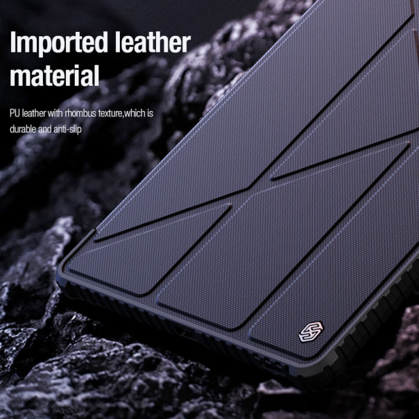 Maska za Samsung Tab S9 FE Plus/ X610 Nillkin Bumper Leather Pro crna - 611090