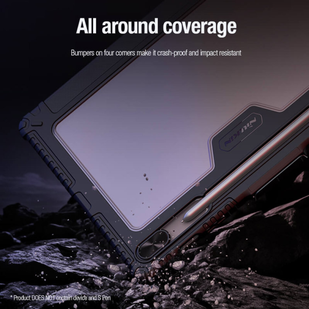 Maska za Samsung Tab S9 FE Plus/ X610 Nillkin Bumper Leather Pro crna - 611090