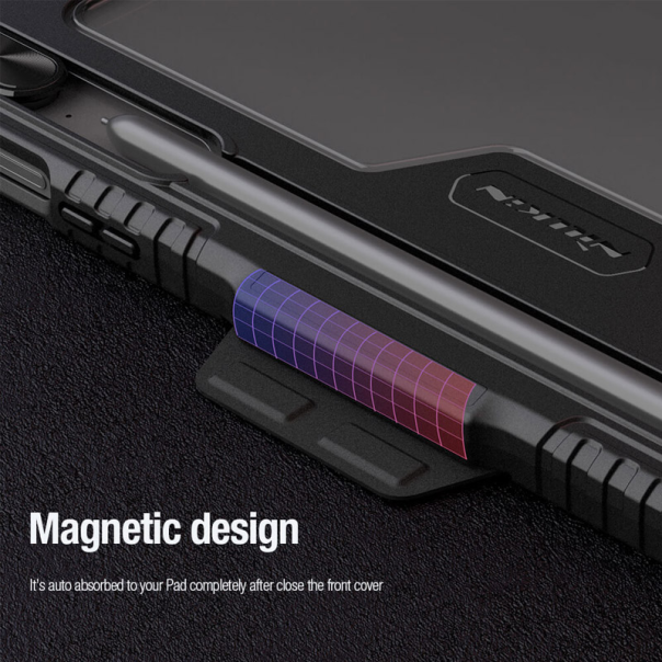 Maska za Samsung Tab S9 FE Plus/ X610 Nillkin Bumper Leather Pro crna - 611090