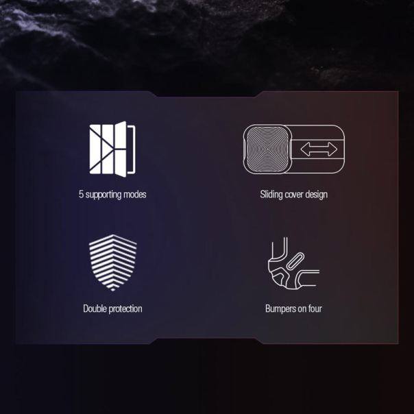 Maska za Samsung Tab S9 FE Plus/ X610 Nillkin Bumper Leather Pro crna - 611090