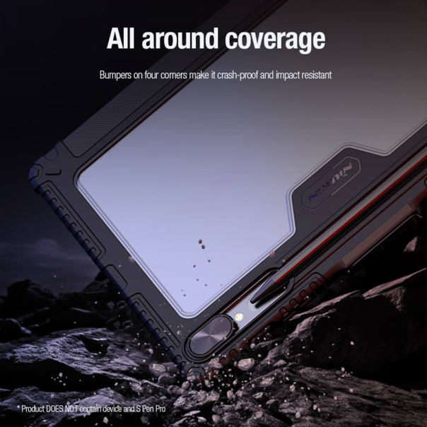 Maska za Samsung Tab S9 Plus/ X810 Nillkin Bumper Leather Pro crna - 607260