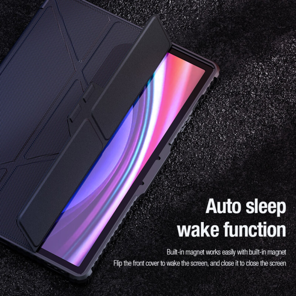 Maska za Samsung Tab S9 Plus/ X810 Nillkin Bumper Leather Pro crna - 607260