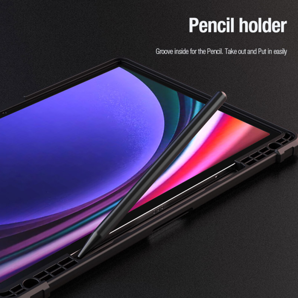 Maska za Samsung Tab S9 Plus/ X810 Nillkin Bumper Leather Pro crna - 607260