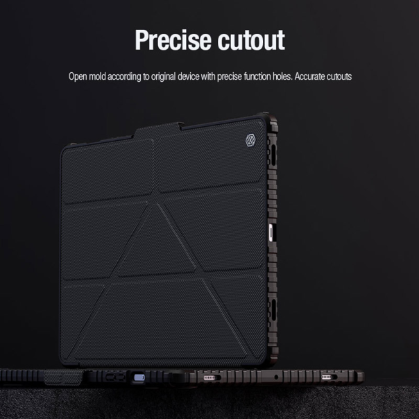 Maska za Samsung Tab S9 Plus/ X810 Nillkin Bumper Leather Pro crna - 607260