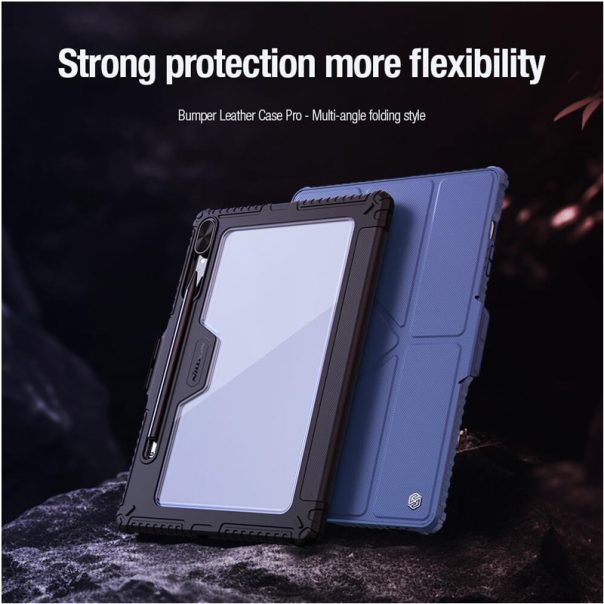 Maska za Samsung Tab S9 Plus/ X810 Nillkin Bumper Leather Pro crna - 607260