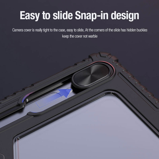 Maska za Samsung Tab S9 Plus/ X810 Nillkin Bumper Leather Pro crna - 607260