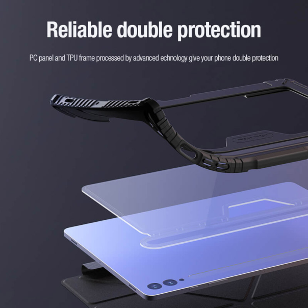 Maska za Samsung Tab S9 Plus/ X810 Nillkin Bumper Leather Pro crna - 607260