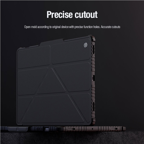 Maska za Samsung Tab S9 Ultra / X910 Nillkin Bumper Leather Pro crna - 607261