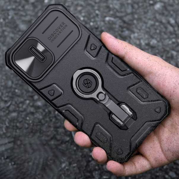 Maska za iPhone 14 Plus Nillkin CamShield Armor Pro crna - 203806-1