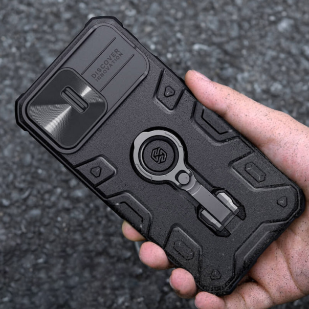 Maska za iPhone 14 Pro Nillkin CamShield Armor Pro crna - 203807-1