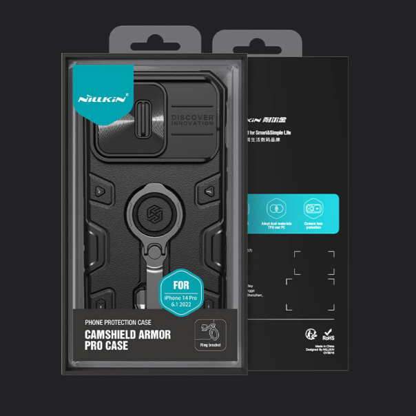 Maska za iPhone 14 Pro Nillkin CamShield Armor Pro crna - 203807-1