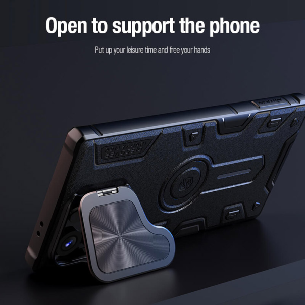 Maska za Samsung S24 Ultra/ S928B Nillkin CamShield Armor Prop Magnetic crna - 608711