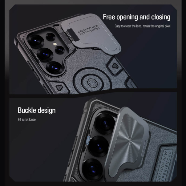 Maska za Samsung S25 Ultra/ S938B Nillkin CamShield Armor Prop Magnetic crna - 615772