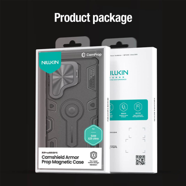 Maska za Samsung S25 Ultra/ S938B Nillkin CamShield Armor Prop Magnetic crna - 615772