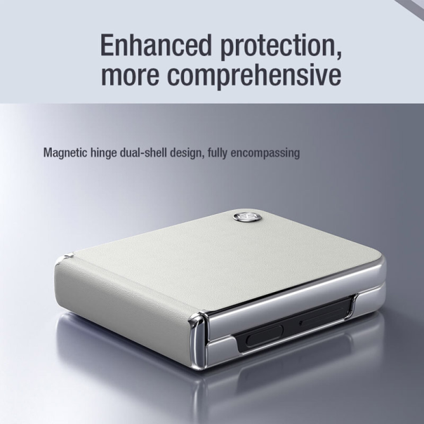 Maska za Samsung Galaxy Z Flip 6 5G/ F741B Nillkin Camshield Flip crna - 613587