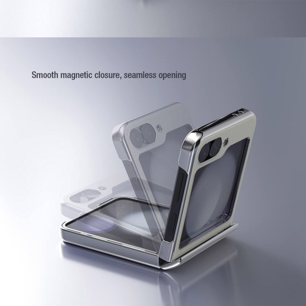 Maska za Samsung Galaxy Z Flip 6 5G/ F741B Nillkin Camshield Flip crna - 613587