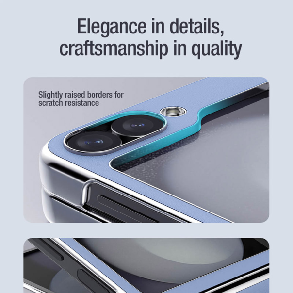 Maska za Samsung Galaxy Z Flip 6 5G/ F741B Nillkin Camshield Flip crna - 613587