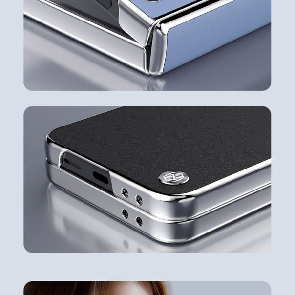 Maska za Samsung Galaxy Z Flip 6 5G/ F741B Nillkin Camshield Flip crna - 613587