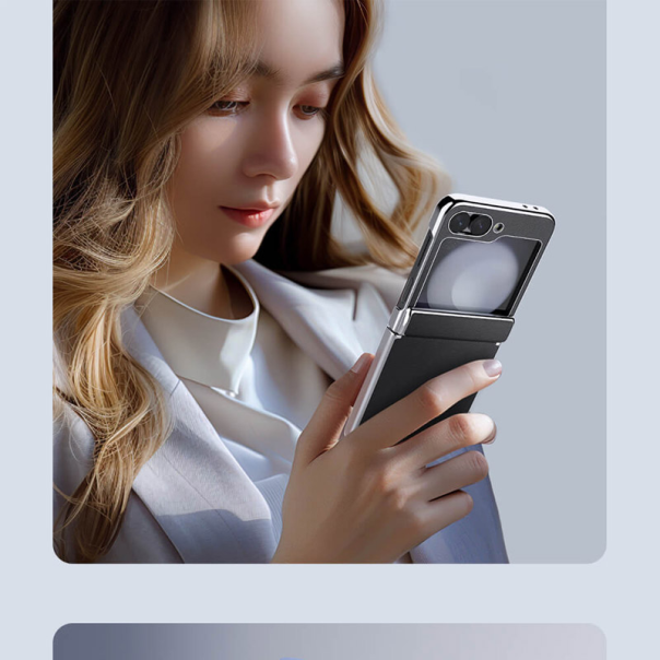 Maska za Samsung Galaxy Z Flip 6 5G/ F741B Nillkin Camshield Flip crna - 613587