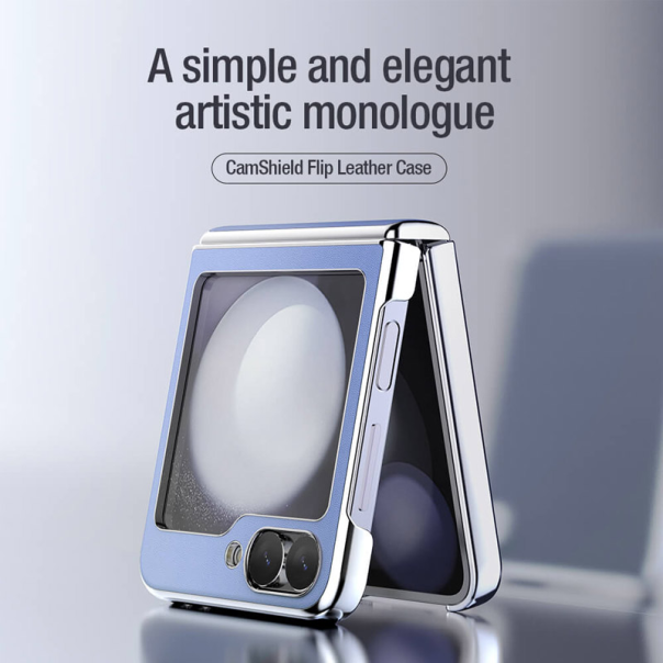 Maska za Samsung Galaxy Z Flip 6 5G/ F741B Nillkin Camshield Flip crna - 613587