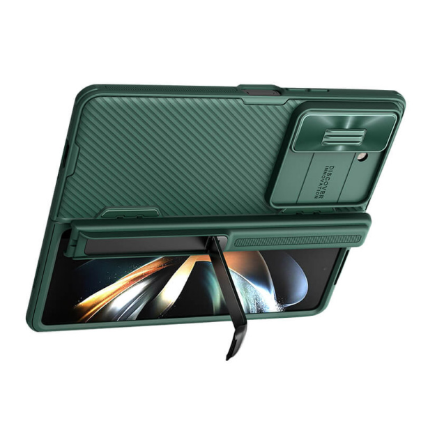 Maska za Samsung Galaxy Z Fold 5 5G/ F946B Nillkin Camshield Fold tamno zelena - 603682
