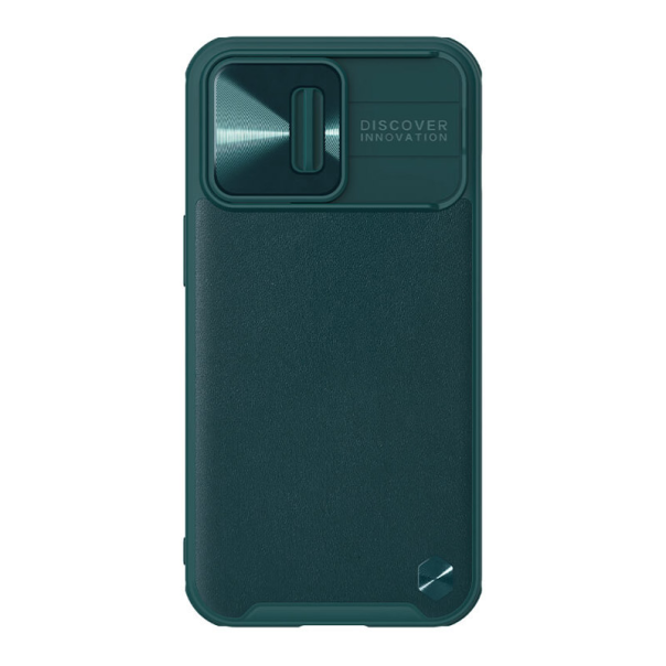 Maska za iPhone 13 Pro Nillkin CamShield Leather zelena - 055926