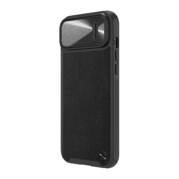 Maska za iPhone 14 Nillkin CamShield Leather S crna - 204353