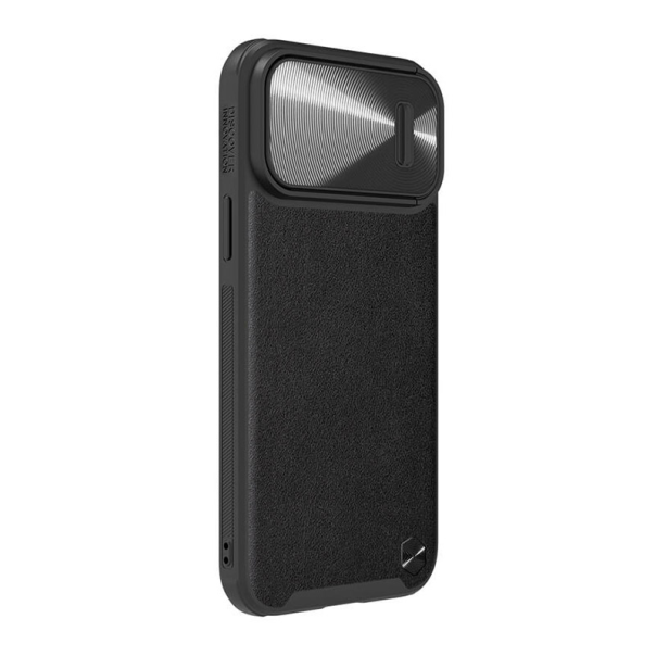 Maska za iPhone 14 Pro Nillkin CamShield Leather S crna - 203810-1