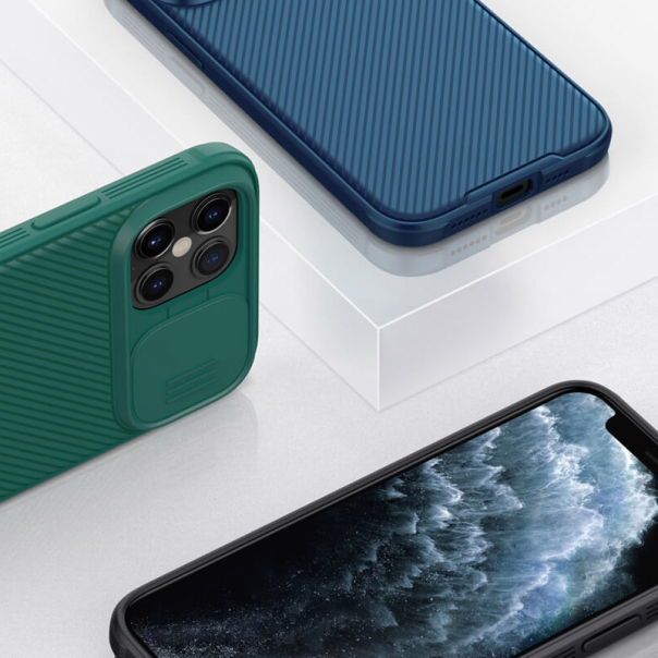 Maska za iPhone 12 Pro Max Nillkin CamShield Pro plava - 049605-1