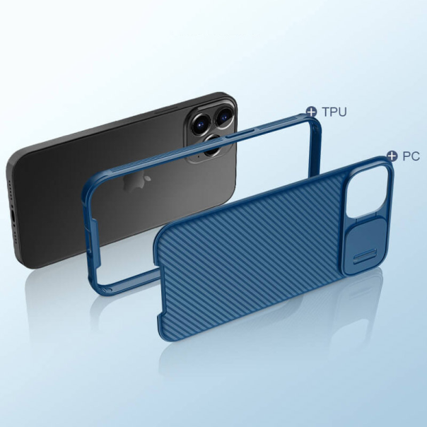 Maska za iPhone 13 Pro Nillkin CamShield Pro Magnetic plava - 054700