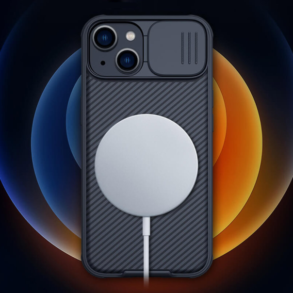 Maska za iPhone 14 plava Nillkin CamShield Pro Magnetic - 203811