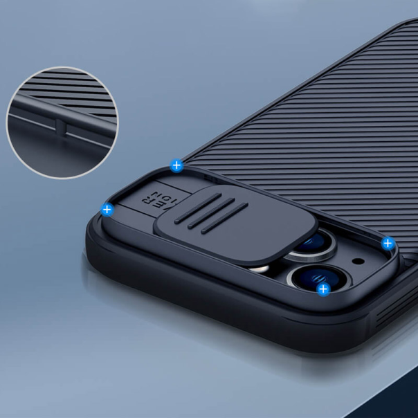 Maska za iPhone 15 Plus Nillkin CamShield Pro Magnetic zelena - 604036