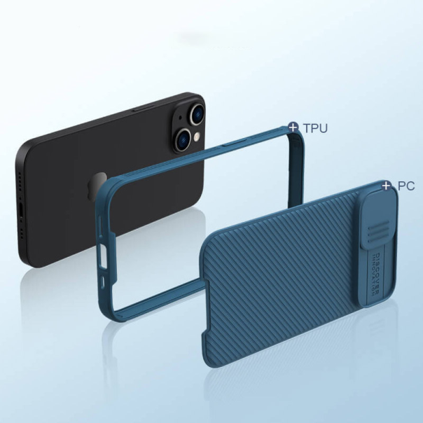 Maska za iPhone 15 Plus Nillkin CamShield Pro Magnetic zelena - 604036