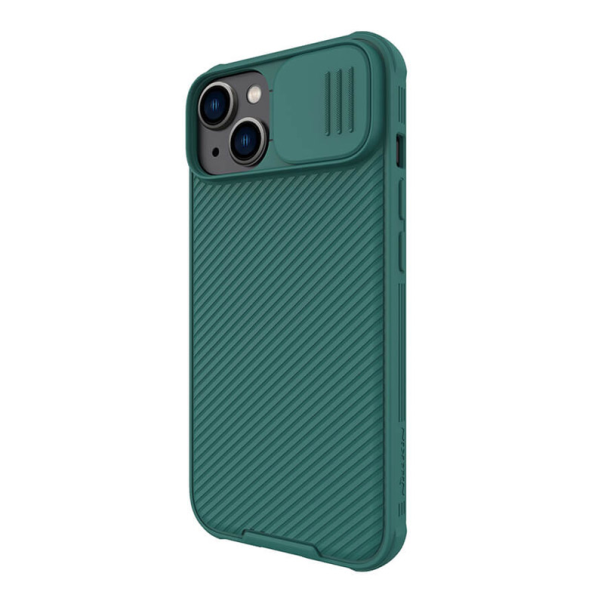 Maska za iPhone 15 Plus Nillkin CamShield Pro Magnetic zelena - 604036