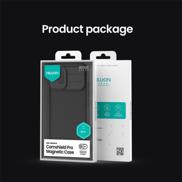 Maska za iPhone 17 Nillkin CamShield Pro Magnetic crna - 620518