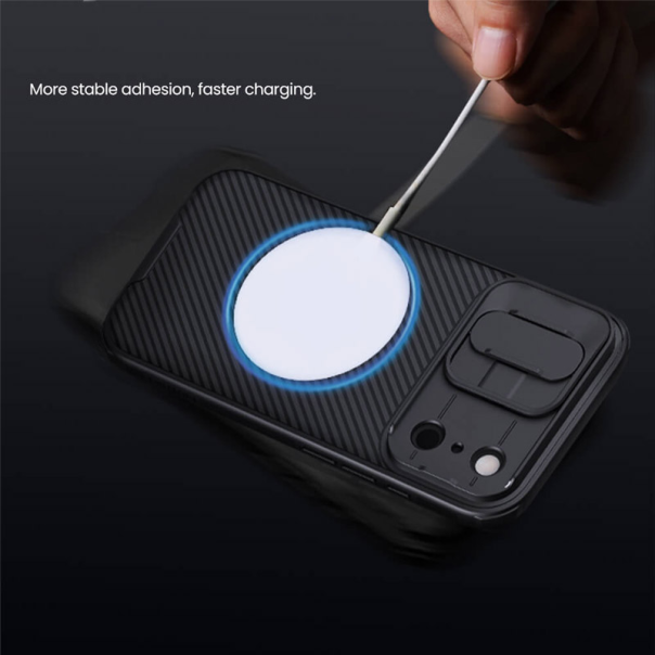 Maska za iPhone 17 Pro Nillkin CamShield Pro Magnetic crna - 620520