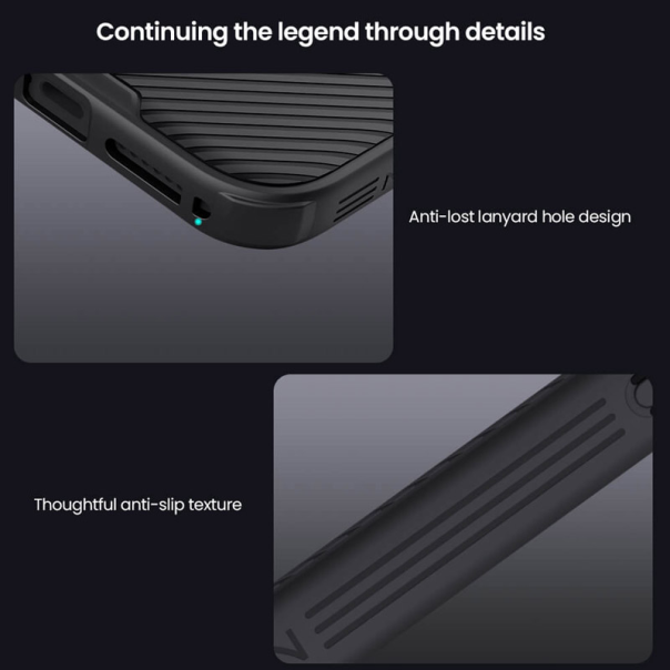 Maska za iPhone 17 Pro Max Nillkin CamShield Pro Magnetic crna - 620522