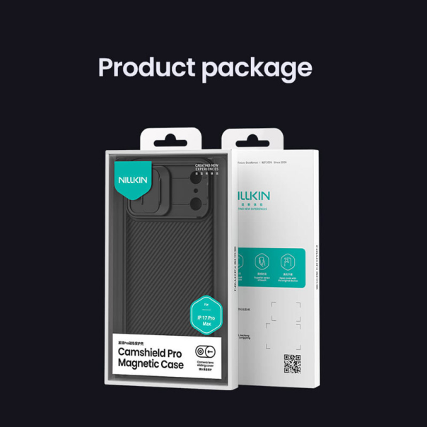 Maska za iPhone 17 Pro Max Nillkin CamShield Pro Magnetic crna - 620522